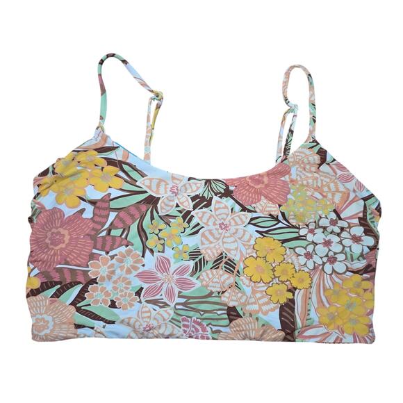 Roxy Other - NWT Roxy Women's Standard Playa Paradise Reversible Tank Bikini Top XL